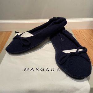 Margaux cashmere wool navy Slipper EU 38